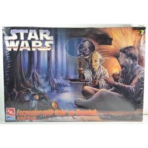 Vintage AMT/ERTL Star Wars Encounter with Yoda on Dagobah model Kit. Rare NIB